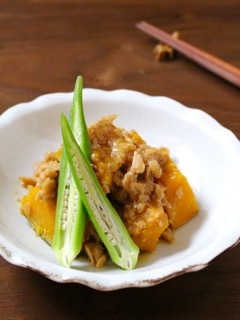 クイックソイの鶏そぼろ風かぼちゃの煮物【インナービューティープランナー監修】