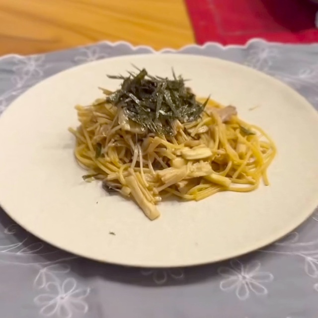 だしつゆで簡単!和風パスタ