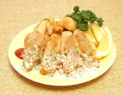 フィッシュ&チップス魚仕立て