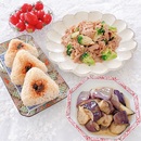 えごまの葉の味噌漬けの玄米おにぎり