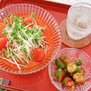 ユッケジャンの素で作る冷麺＆胡瓜のキムチ和え