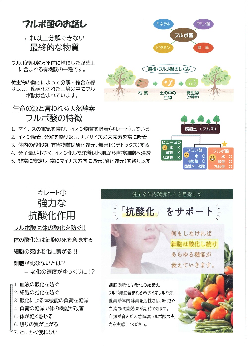 フミン酸フルボ酸×７個 フミン酸フルボ酸×7個