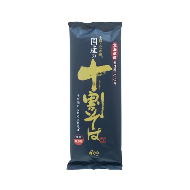 国産の十割そば