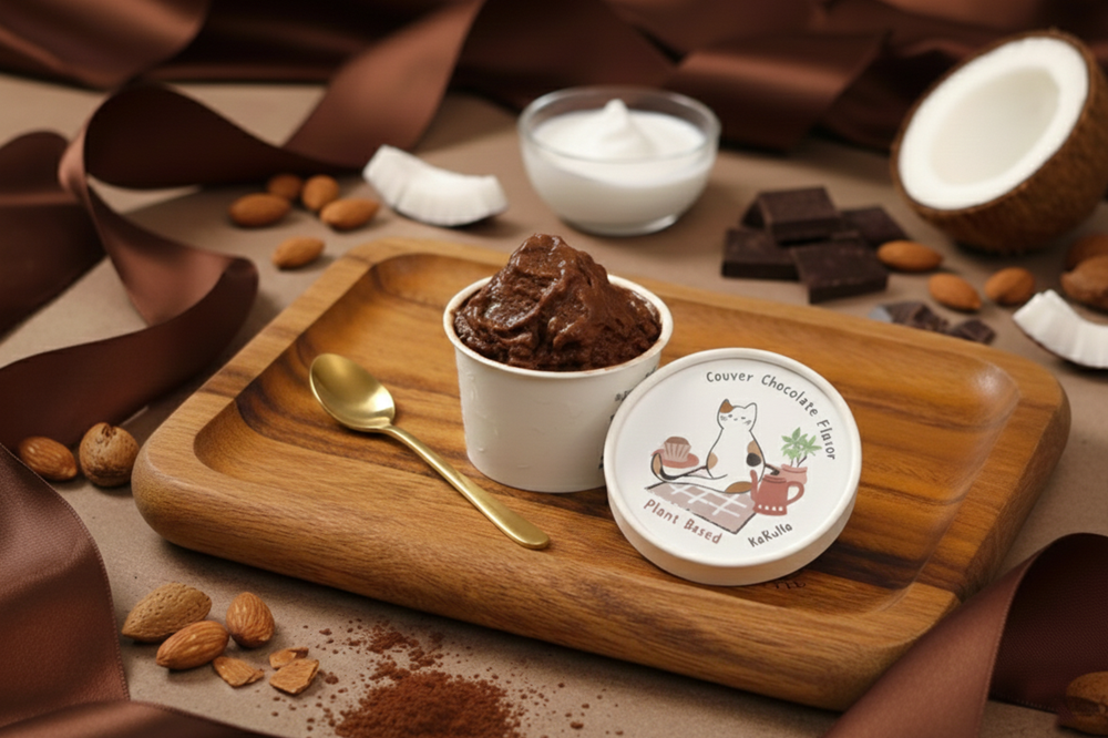 ヴィーガンクラフトにゃんこアイス クーベルチョコレート ベジタリアン