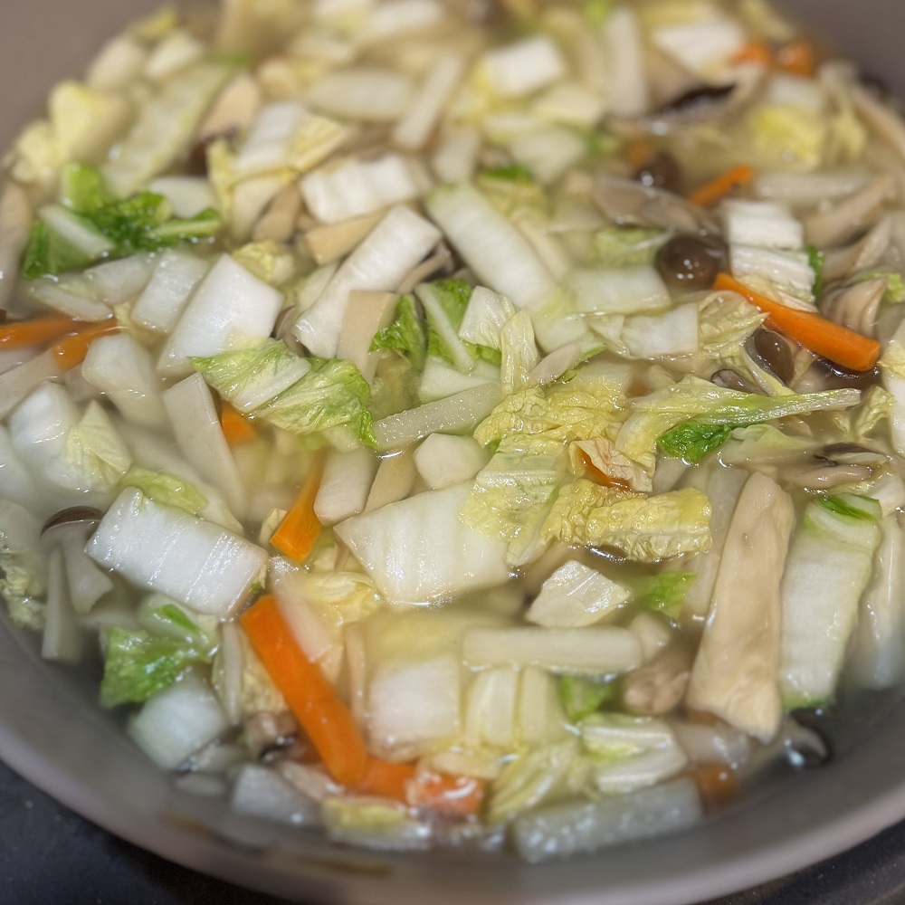 野菜たっぷりチゲ鍋