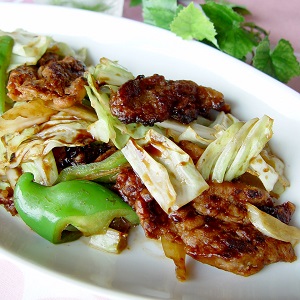 大豆まるごとミートフィレ　コチュジャン炒め